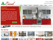 Tablet Screenshot of excelaluminiumfabs.com